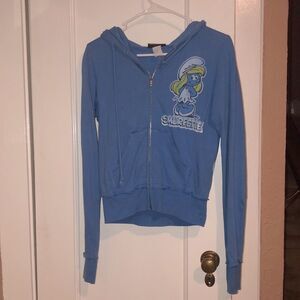 Junk Food Clothing Blue Smurfette Hoodie